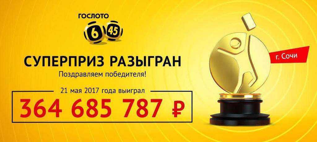 Российские лотереи с большим и маленьким джекпотом