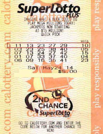 Superlotto plus - california (ca) - results & winning numbers