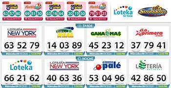 Loteria lotenal. resultados de la lotería nacional
