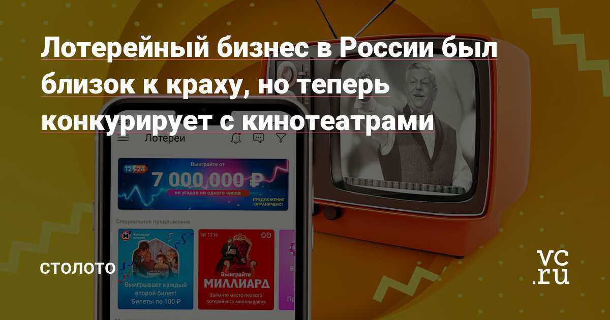 Регистрация билета «русское лото»