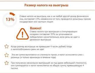 Налог на выигрыш в россии: 13%, 30% или 35%