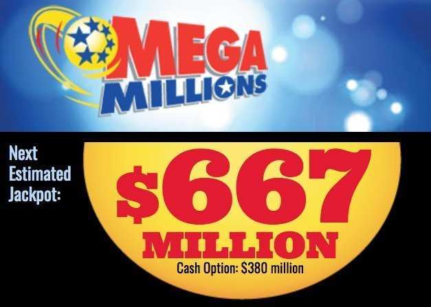 Американская лотерея mega millions (5 из 70 + 1 из 25)